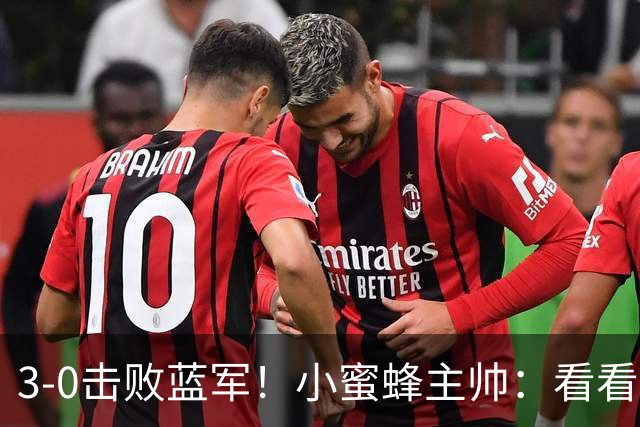3-0击败蓝军！小蜜蜂主帅：看看那些球队砸的钱，那只是纸面实力